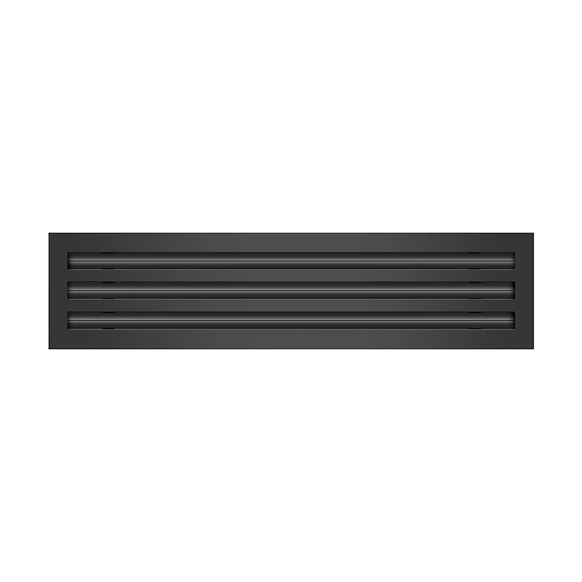 BUILDMART - 24x12 Modern AC Vent Cover - Decorative Black Aluminum Air - View #9