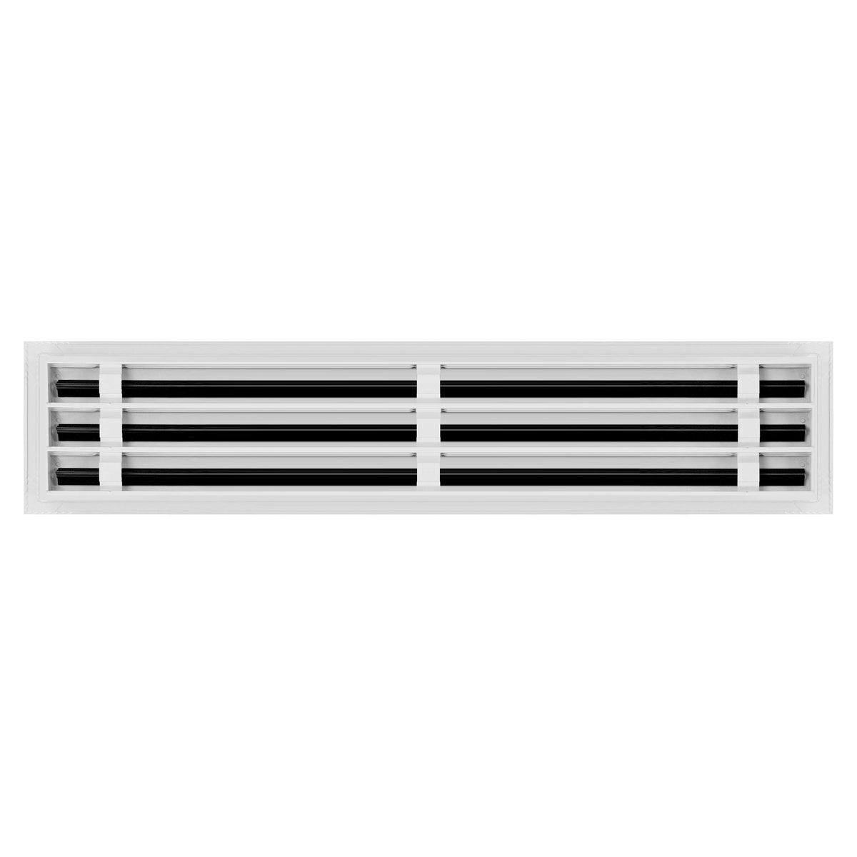 BUILDMART 28x6 Modern AC Vent Cover Decorative White Air Vent St