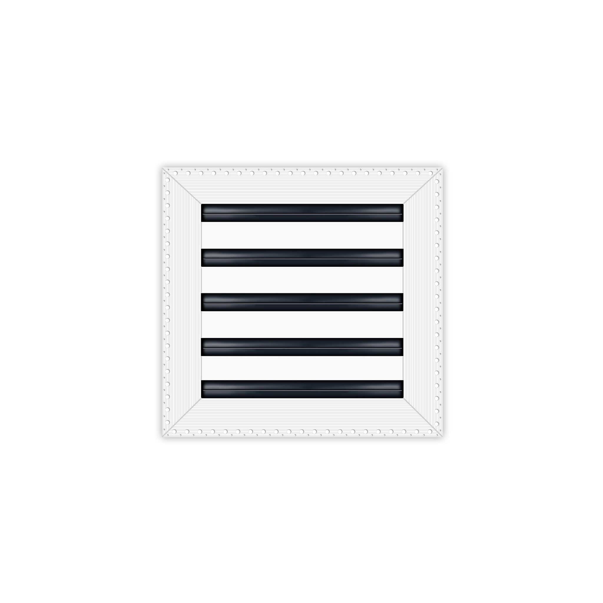 BUILDMART - 10x10 MUD-IN Air Vent Cover - Drywall MUD IN White Air Vent - MUD Linear Slot Diffuser - Register Grille for Ceiling and Walls - Texas Buildmart