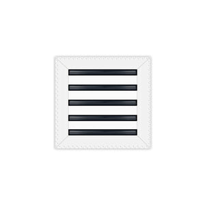 BUILDMART - 10x10 MUD-IN Air Vent Cover - Drywall MUD IN White Air Vent - MUD Linear Slot Diffuser - Register Grille for Ceiling and Walls - Texas Buildmart