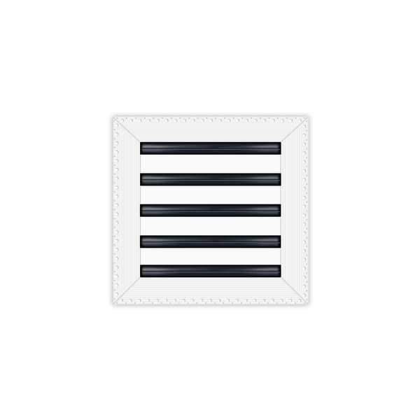 BUILDMART - 10x10 MUD-IN Air Vent Cover - Drywall MUD IN White Air Vent - MUD Linear Slot Diffuser - Register Grille for Ceiling and Walls - Texas Buildmart