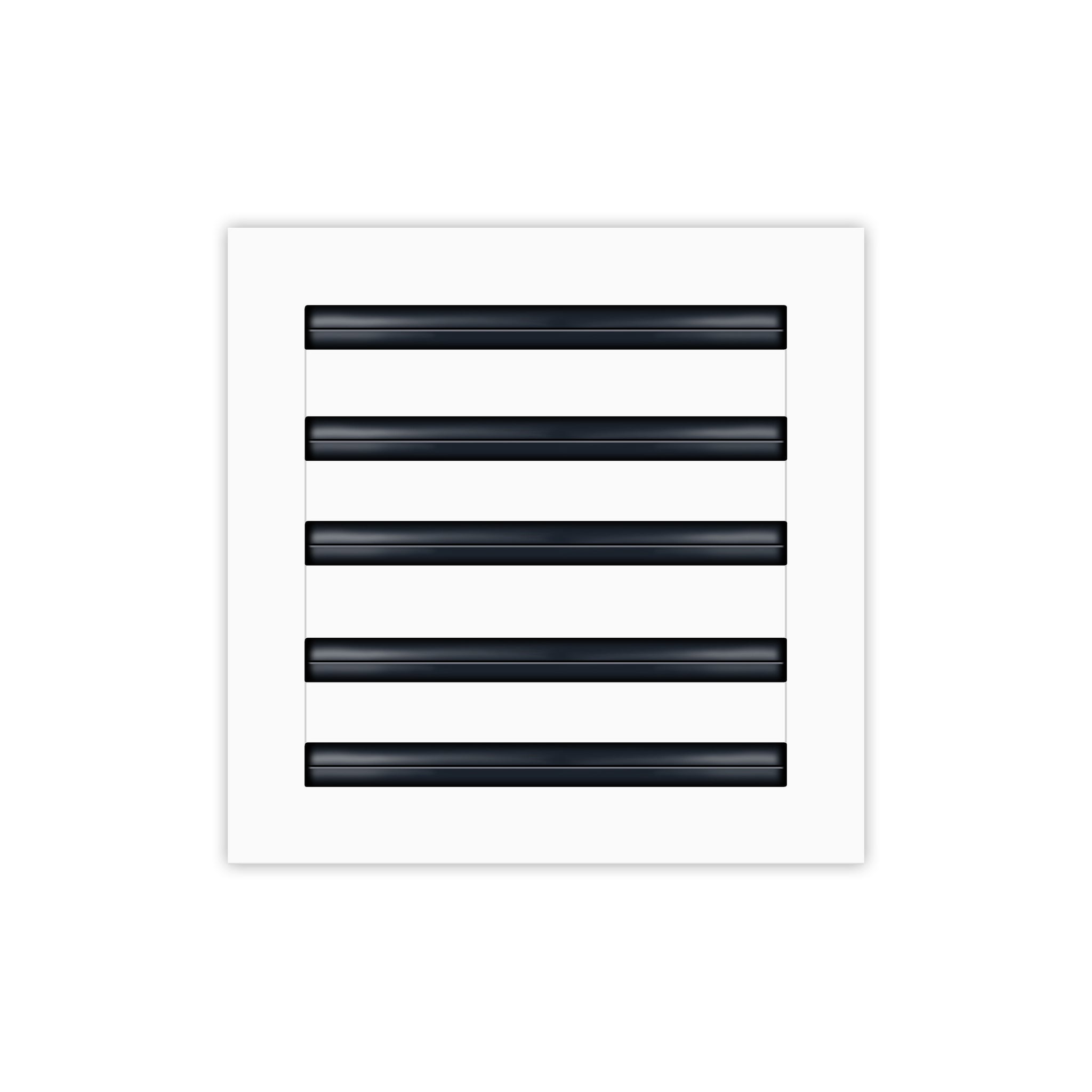 BUILDMART - 10x10 White Modern Air Vent Cover - Decorative White Air Vent - Standard Linear Slot Diffuser - Register Grille for Ceiling, Walls & Floors - Texas Buildmart