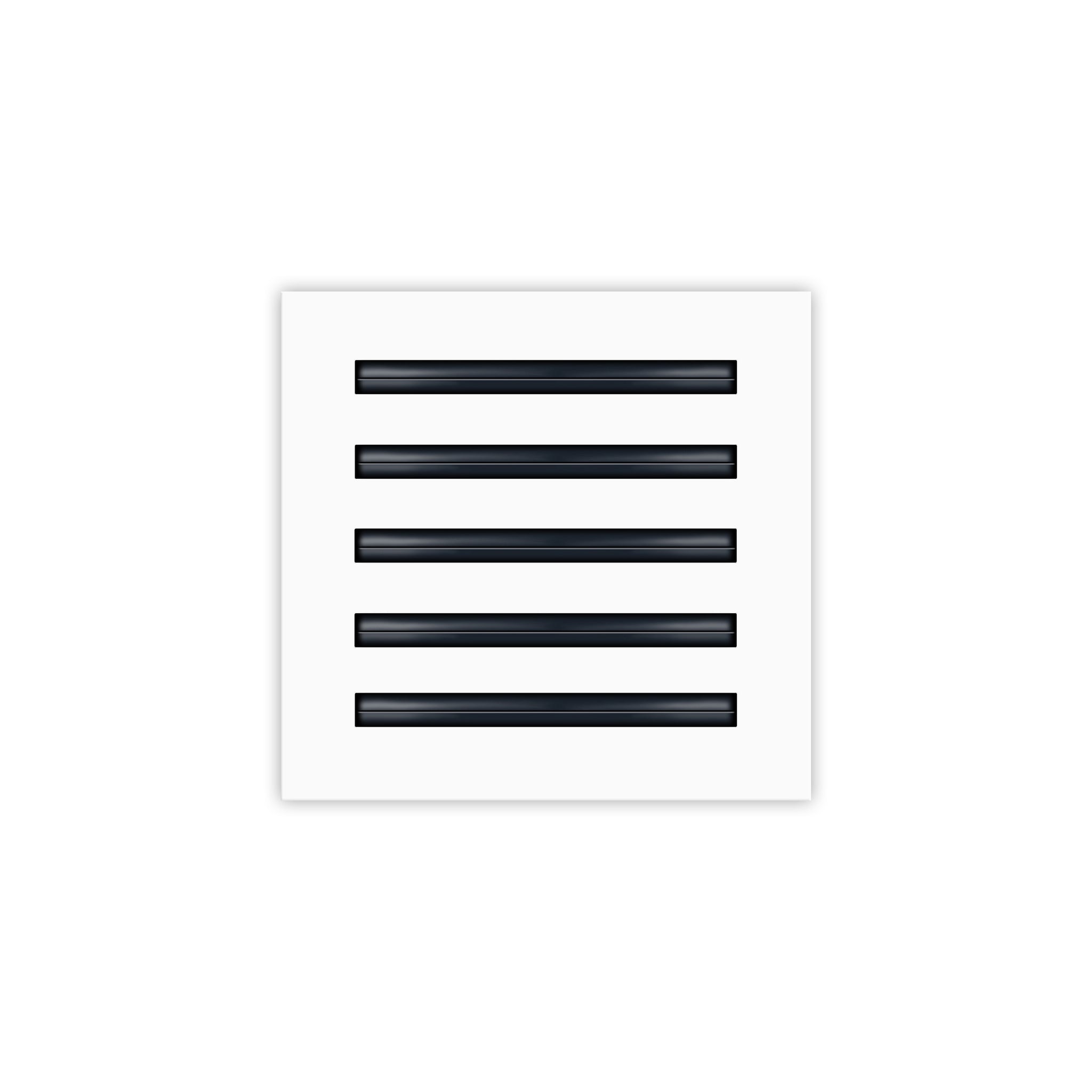 BUILDMART - 10x10 Modern Air Vent Cover - Decorative White Air Vent - Standard Linear Slot Diffuser - Register Grille for Ceiling, Walls & Floors - Texas Buildmart