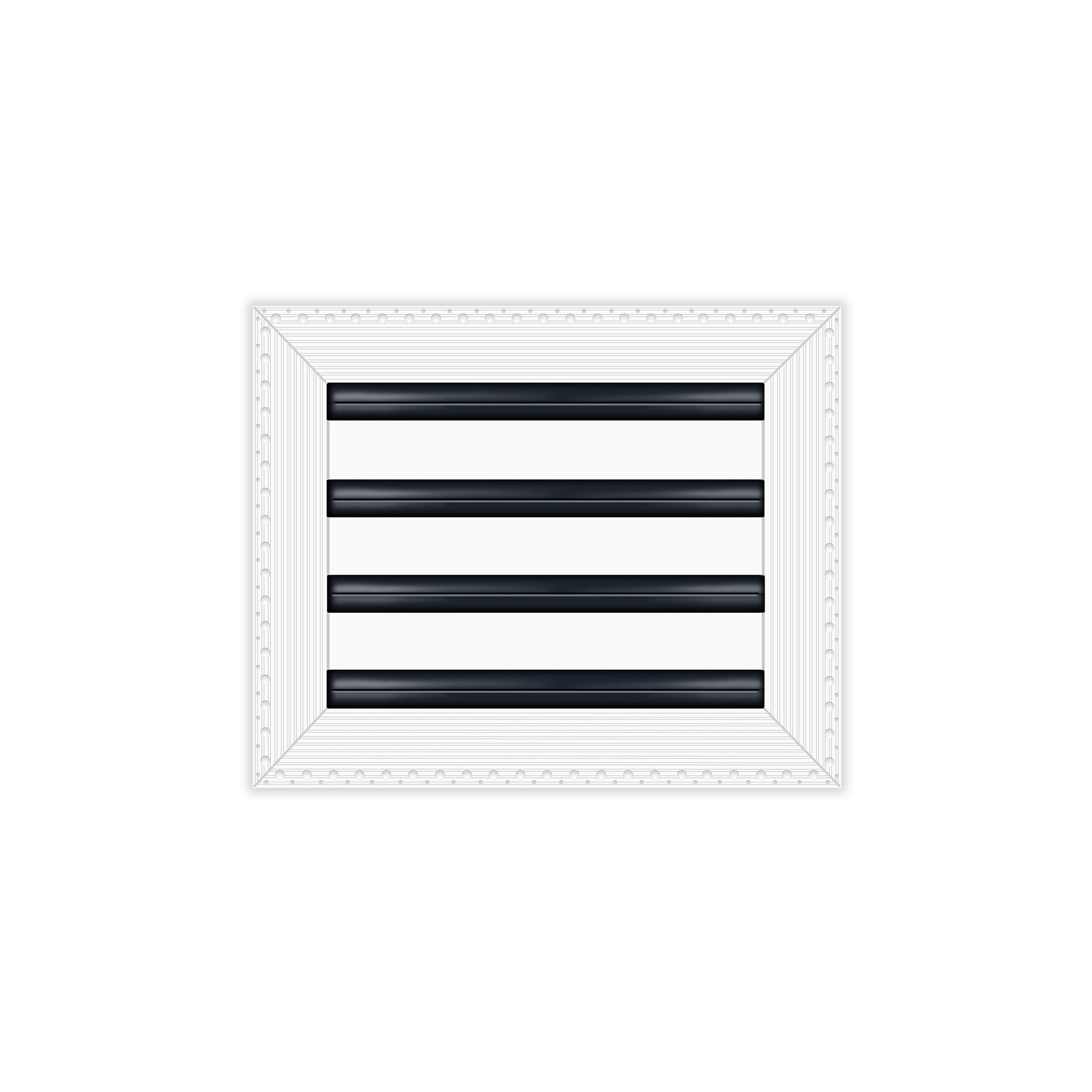 BUILDMART - 12x10 MUD-IN Air Vent Cover - Drywall MUD IN White Air Vent - MUD Linear Slot Diffuser - Register Grille for Ceiling and Walls - Texas Buildmart
