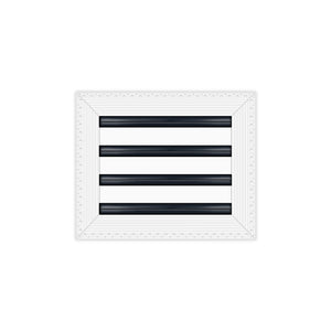 BUILDMART - 12x10 MUD-IN Air Vent Cover - Drywall MUD IN White Air Vent - MUD Linear Slot Diffuser - Register Grille for Ceiling and Walls - Texas Buildmart
