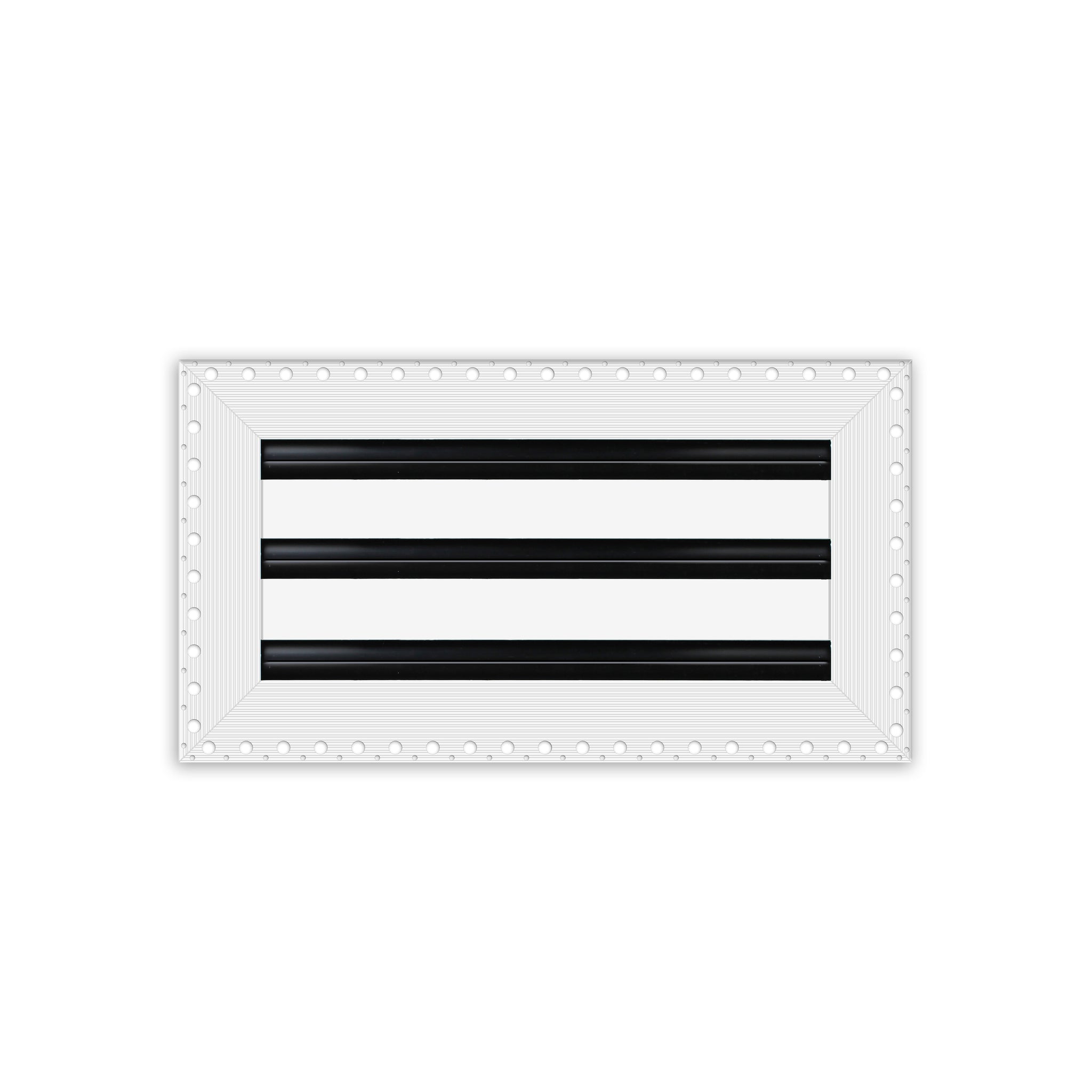 BUILDMART - 12x6 MUD-IN Air Vent Cover - Drywall MUD IN White Air Vent - MUD Linear Slot Diffuser - Register Grille for Ceiling and Walls - Texas Buildmart