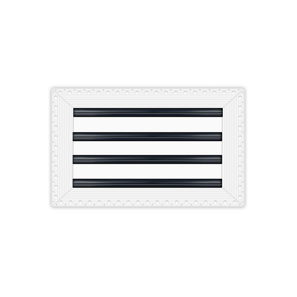 BUILDMART - 12x8 MUD-IN Air Vent Cover - Drywall MUD IN White Air Vent - MUD Linear Slot Diffuser - Register Grille for Ceiling and Walls - Texas Buildmart