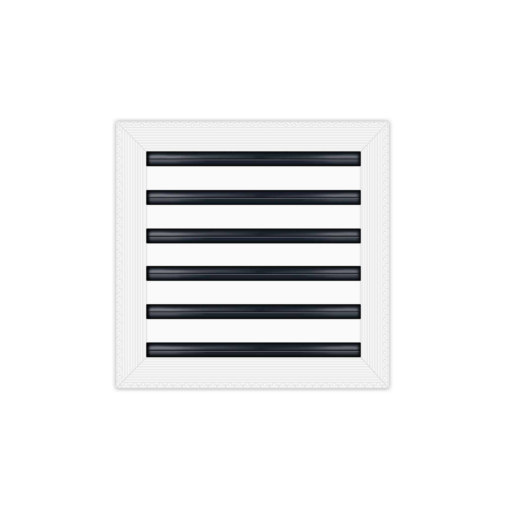 BUILDMART - 12x12 MUD-IN Air Vent Cover - Drywall MUD IN White Air Vent - MUD Linear Slot Diffuser - Register Grille for Ceiling and Walls - Texas Buildmart