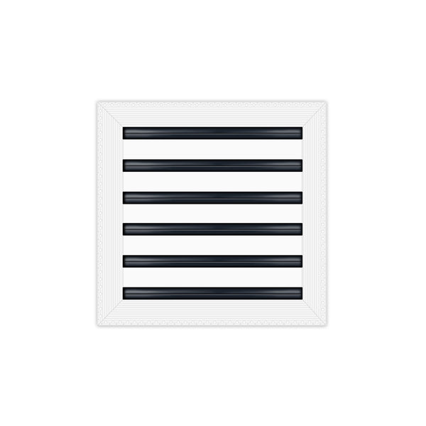 BUILDMART - 12x12 MUD-IN Air Vent Cover - Drywall MUD IN White Air Vent - MUD Linear Slot Diffuser - Register Grille for Ceiling and Walls - Texas Buildmart