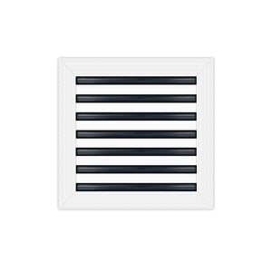 BUILDMART - 14x14 MUD-IN Air Vent Cover - Drywall MUD IN White Air Vent - MUD Linear Slot Diffuser - Register Grille for Ceiling and Walls - Texas Buildmart