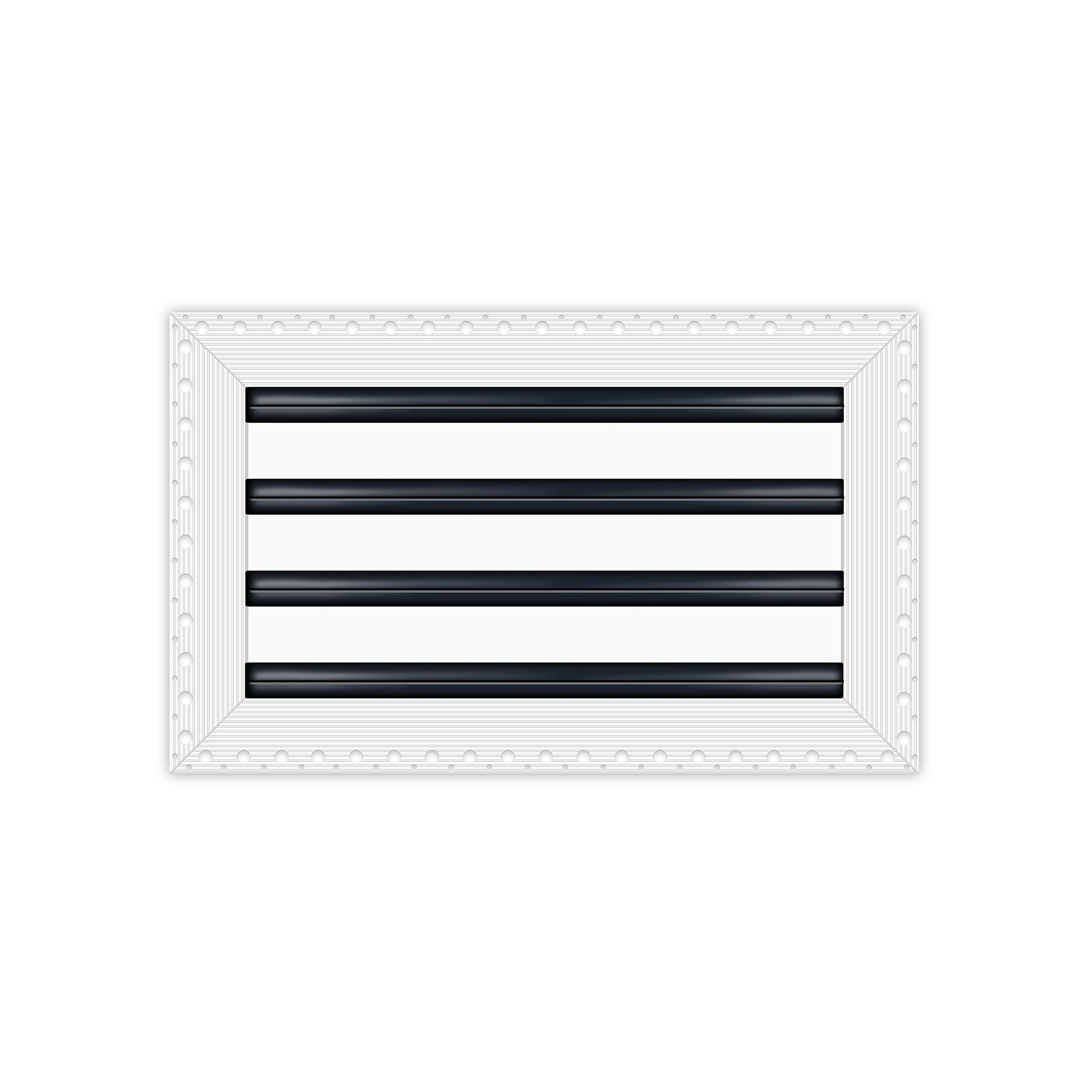 BUILDMART - 14x8 MUD-IN Air Vent Cover - Drywall MUD IN White Air Vent - MUD Linear Slot Diffuser - Register Grille for Ceiling and Walls - Texas Buildmart
