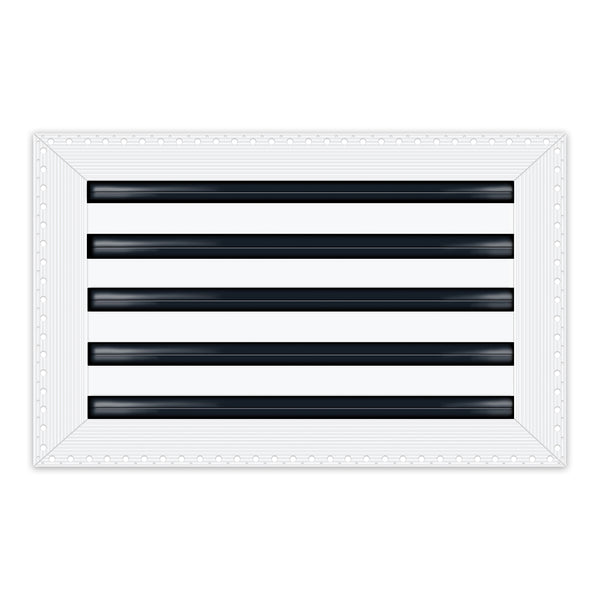 BUILDMART - 16x10 MUD-IN Air Vent Cover - Drywall MUD IN White Air Vent - MUD Linear Slot Diffuser - Register Grille for Ceiling and Walls - Texas Buildmart