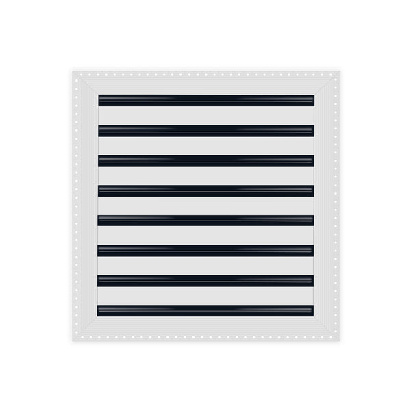 BUILDMART - 16x16 MUD-IN Air Vent Cover - Drywall MUD IN White Air Vent - MUD Linear Slot Diffuser - Register Grille for Ceiling and Walls - Texas Buildmart