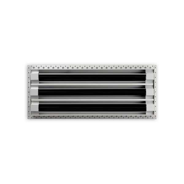 BUILDMART - 16x6 MUD-IN Air Vent Cover - Drywall MUD IN White Air Vent - MUD Linear Slot Diffuser - Register Grille for Ceiling and Walls - Texas Buildmart