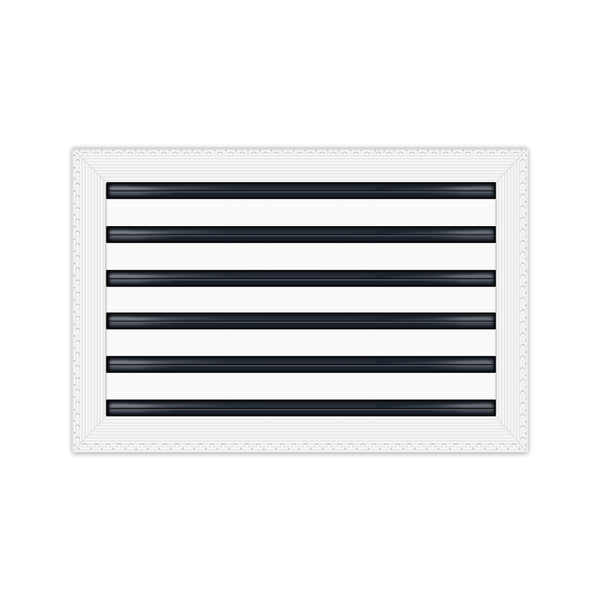 BUILDMART - 18x12 MUD-IN Air Vent Cover - Drywall MUD IN White Air Vent - MUD Linear Slot Diffuser - Register Grille for Ceiling and Walls - Texas Buildmart