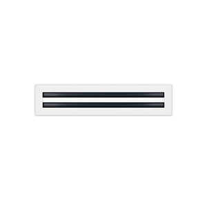 BUILDMART - 18x4 MUD-IN Air Vent Cover - Drywall MUD IN White Air Vent - MUD Linear Slot Diffuser - Register Grille for Ceiling and Walls - Texas Buildmart