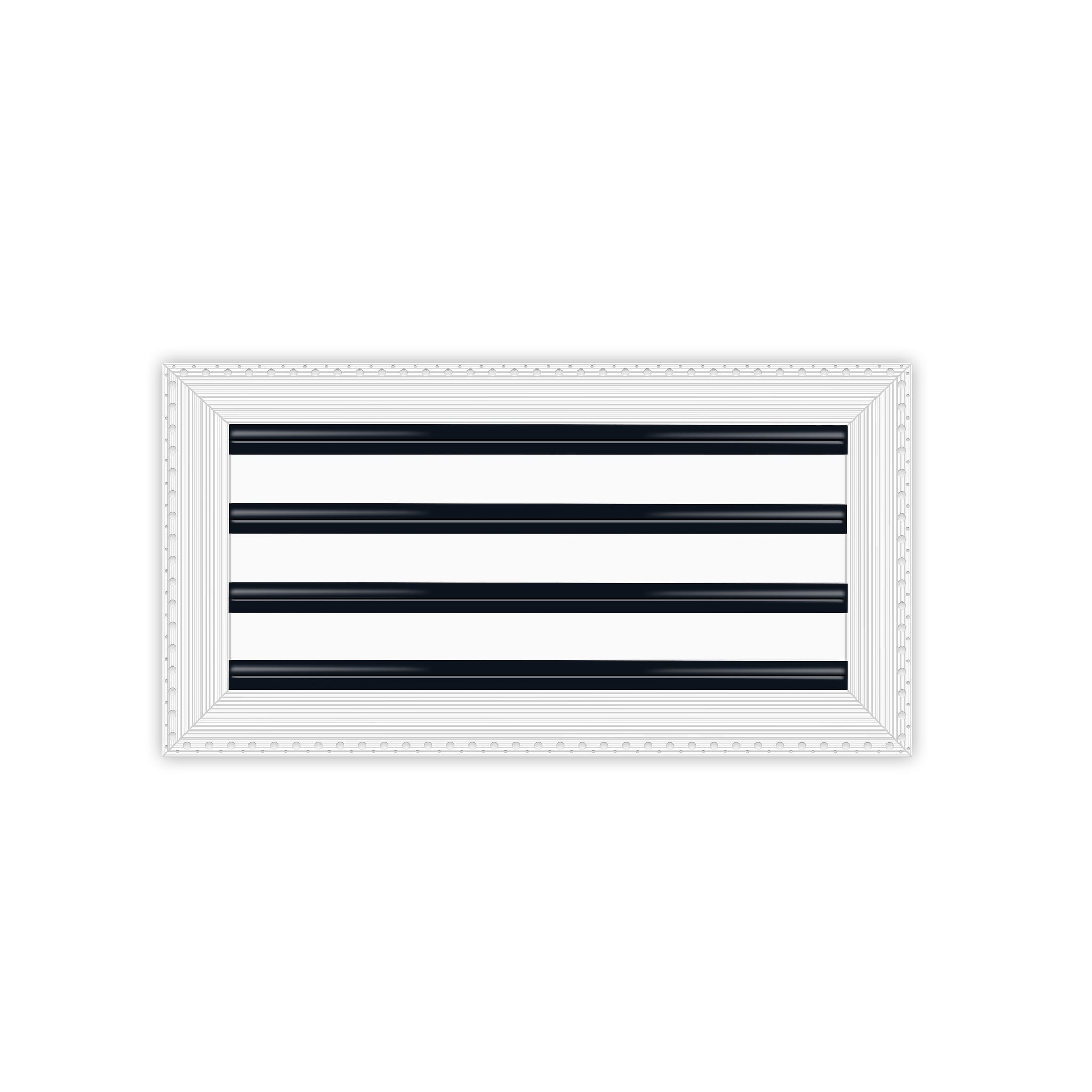BUILDMART - 18x8 MUD-IN Air Vent Cover - Drywall MUD IN White Air Vent - MUD Linear Slot Diffuser - Register Grille for Ceiling and Walls - Texas Buildmart
