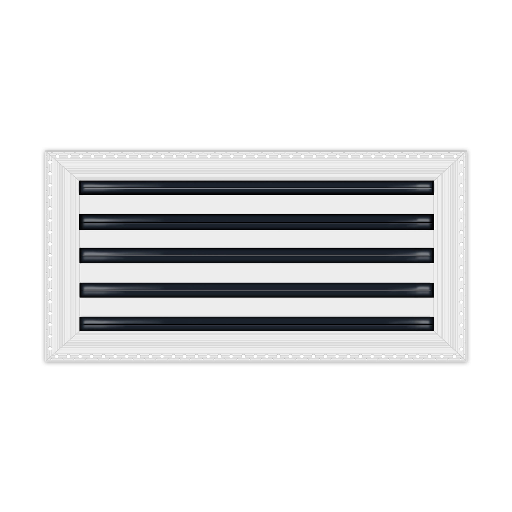 BUILDMART - 20x10 MUD-IN Air Vent Cover - Drywall MUD IN White Air Vent - MUD Linear Slot Diffuser - Register Grille for Ceiling and Walls - Texas Buildmart