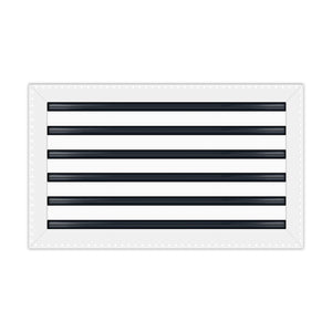 BUILDMART - 20x12 MUD-IN Air Vent Cover - Drywall MUD IN White Air Vent - MUD Linear Slot Diffuser - Register Grille for Ceiling and Walls - Texas Buildmart