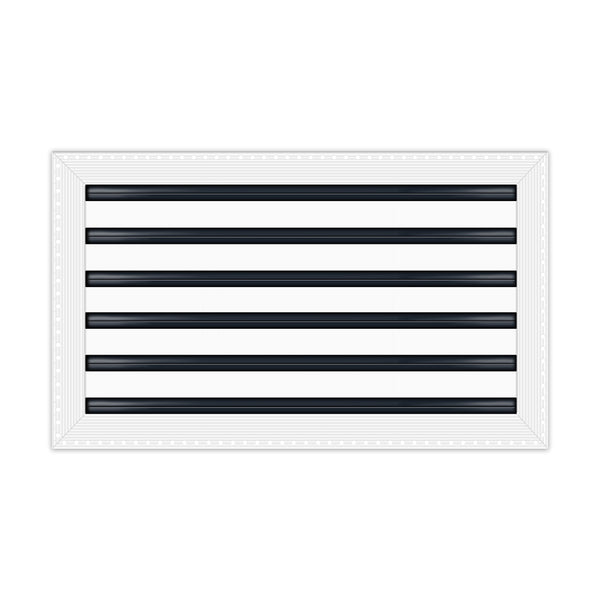 BUILDMART - 20x12 MUD-IN Air Vent Cover - Drywall MUD IN White Air Vent - MUD Linear Slot Diffuser - Register Grille for Ceiling and Walls - Texas Buildmart