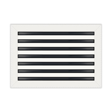 BUILDMART - 20x14 MUD-IN Air Vent Cover - Drywall MUD IN White Air Vent - MUD Linear Slot Diffuser - Register Grille for Ceiling and Walls - Texas Buildmart