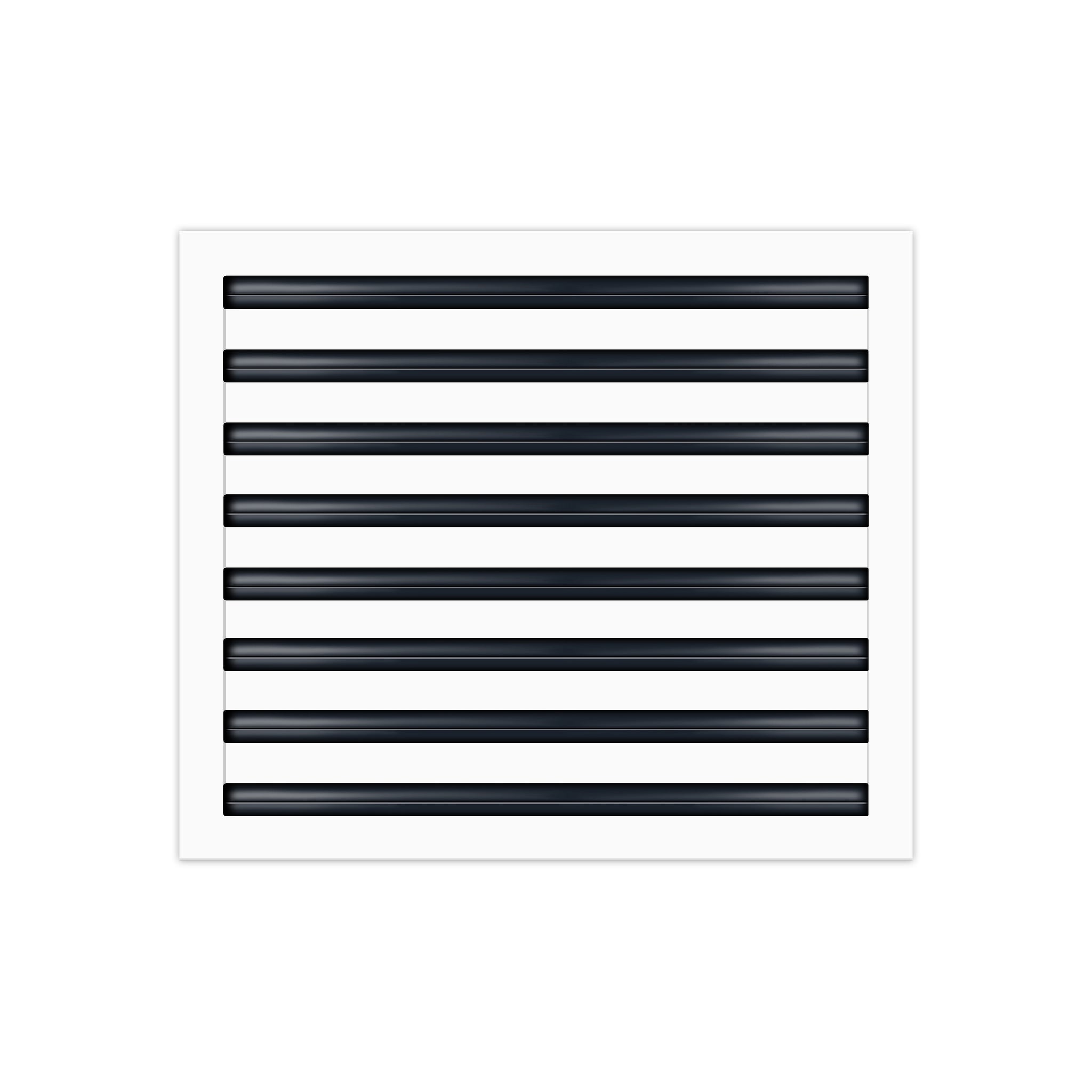 BUILDMART - 20x16 White Modern AC Vent Cover - Decorative Air Vent - Standard Linear Slot Diffuser - Register Grille for Ceiling, Walls & Floors - Texas Buildmart