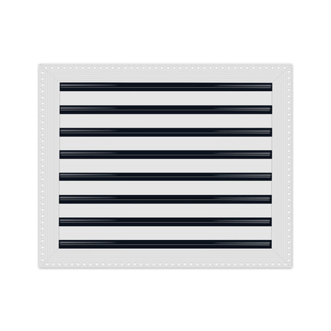 BUILDMART - 20x16 MUD-IN Air Vent Cover - Drywall MUD IN White Air Vent - MUD Linear Slot Diffuser - Register Grille for Ceiling and Walls - Texas Buildmart