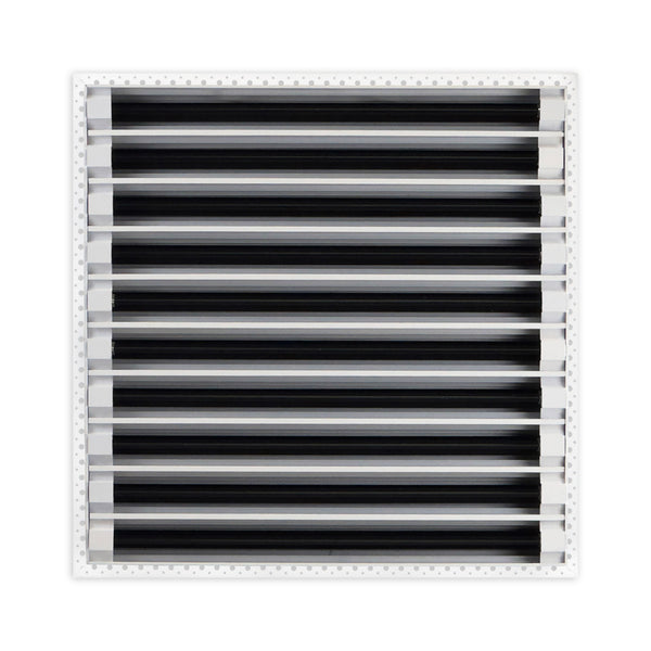 BUILDMART - 20x20 MUD-IN Air Vent Cover - Drywall MUD IN White Air Vent - MUD Linear Slot Diffuser - Register Grille for Ceiling and Walls - Texas Buildmart