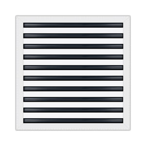 BUILDMART - 20x20 MUD-IN Air Vent Cover - Drywall MUD IN White Air Vent - MUD Linear Slot Diffuser - Register Grille for Ceiling and Walls - Texas Buildmart