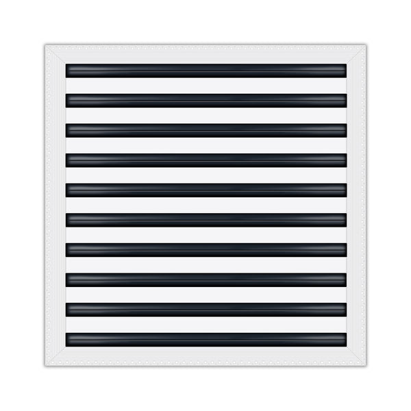 BUILDMART - 20x20 MUD-IN Air Vent Cover - Drywall MUD IN White Air Vent - MUD Linear Slot Diffuser - Register Grille for Ceiling and Walls - Texas Buildmart