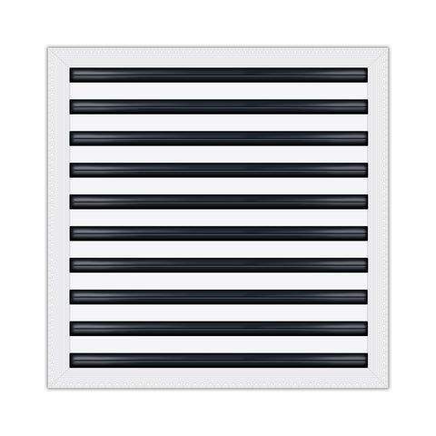 BUILDMART - 20x20 MUD-IN Air Vent Cover - Drywall MUD IN White Air Vent - MUD Linear Slot Diffuser - Register Grille for Ceiling and Walls - Texas Buildmart