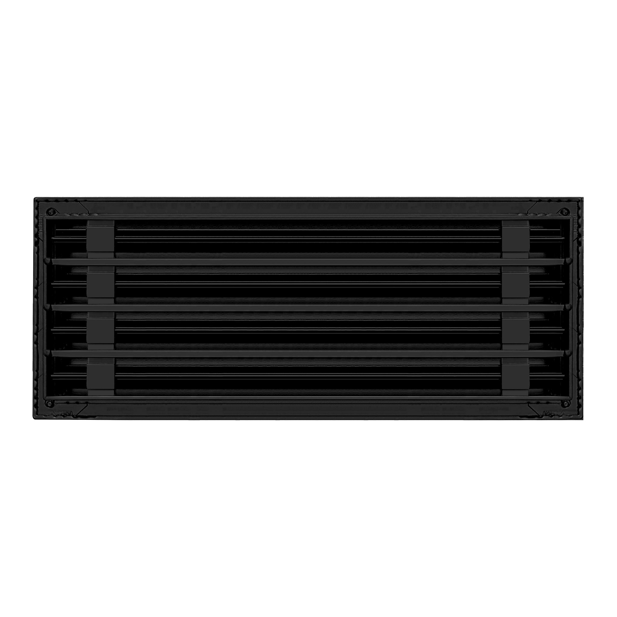 BUILDMART - 8x8 Modern AC Vent Cover - Decorative Black Aluminum Air Vent Standard Linear Slot Diffuser Heating Cooling Register Grille Ceiling Walls Flo - View #6