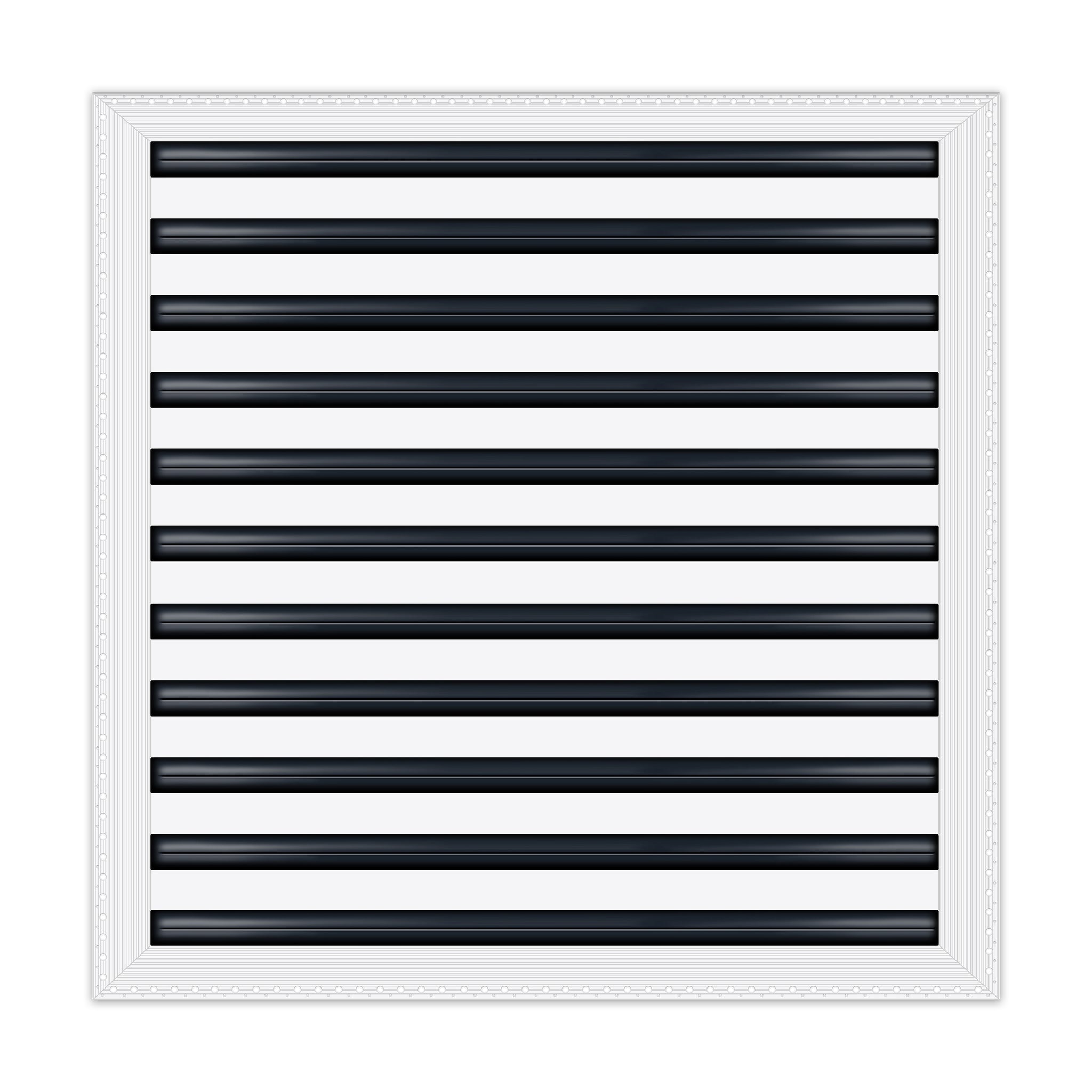BUILDMART - 22x22 MUD-IN Air Vent Cover - Drywall MUD IN White Air Vent - MUD Linear Slot Diffuser - Register Grille for Ceiling and Walls - Texas Buildmart