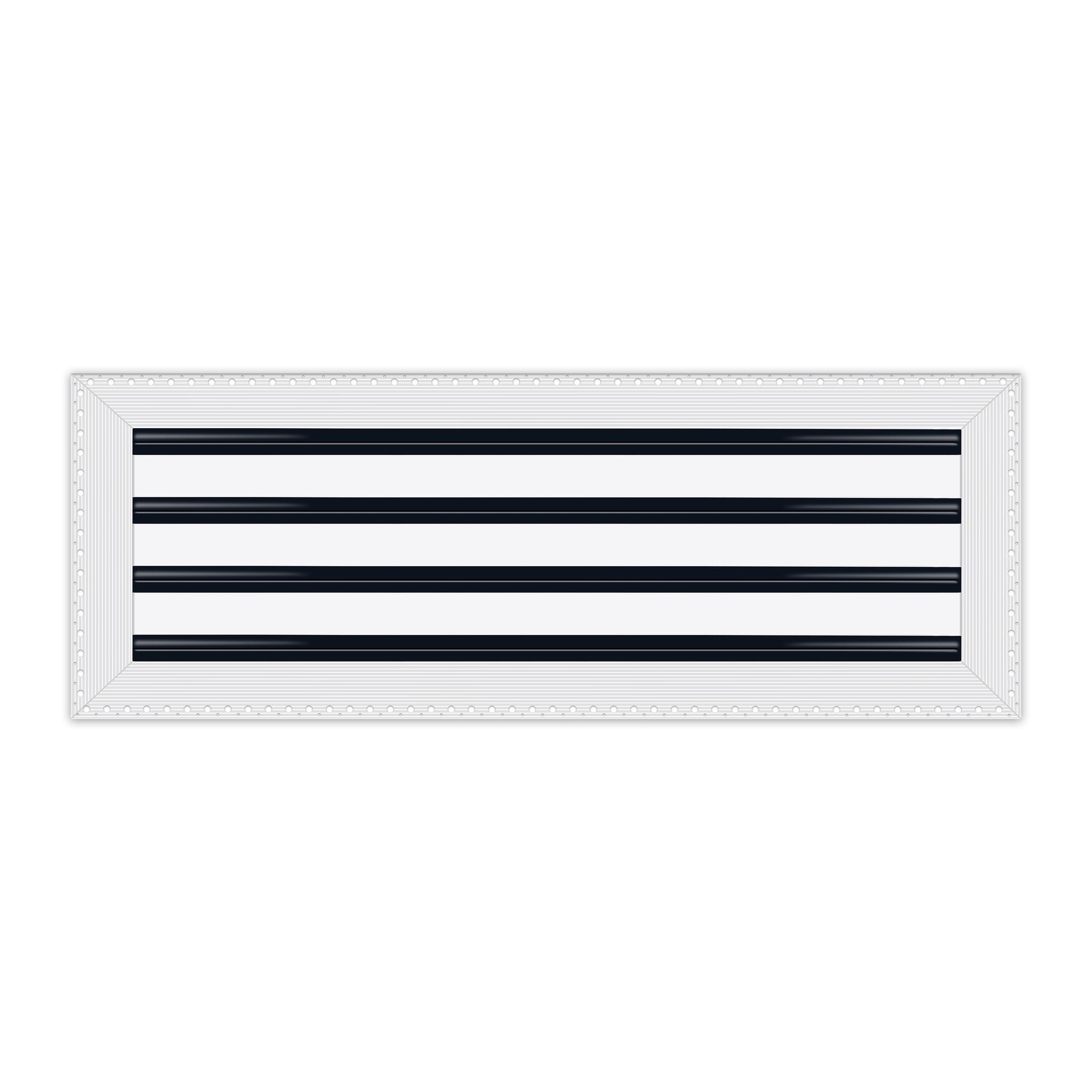 BUILDMART - 22x8 MUD-IN Air Vent Cover - Drywall MUD IN White Air Vent - MUD Linear Slot Diffuser - Register Grille for Ceiling and Walls - Texas Buildmart