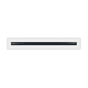 BUILDMART - 24" Linear Slot Diffuser - 1 Slot - MUD-IN Air Vent Cover - Drywall MUD IN White Air Vent - MUD Linear Slot Diffuser - Register Grille for Ceiling and Walls - Texas Buildmart