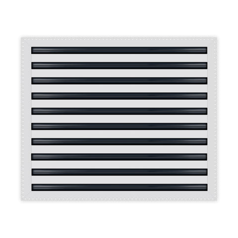 BUILDMART - 24x20 MUD-IN Air Vent Cover - Drywall MUD IN White Air Vent - MUD Linear Slot Diffuser - Register Grille for Ceiling and Walls - Texas Buildmart