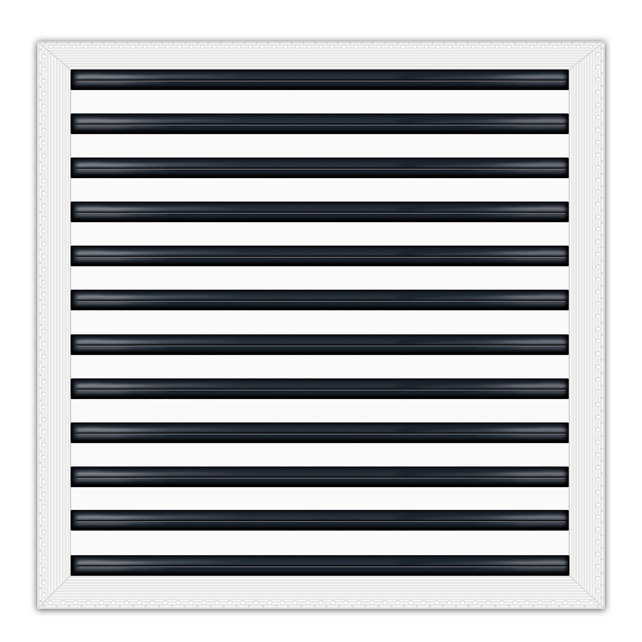 BUILDMART - 24x24 MUD-IN Air Vent Cover - Drywall MUD IN White Air Vent - MUD Linear Slot Diffuser - Register Grille for Ceiling and Walls - Texas Buildmart