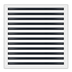 BUILDMART - 24x24 MUD-IN Air Vent Cover - Drywall MUD IN White Air Vent - MUD Linear Slot Diffuser - Register Grille for Ceiling and Walls - Texas Buildmart
