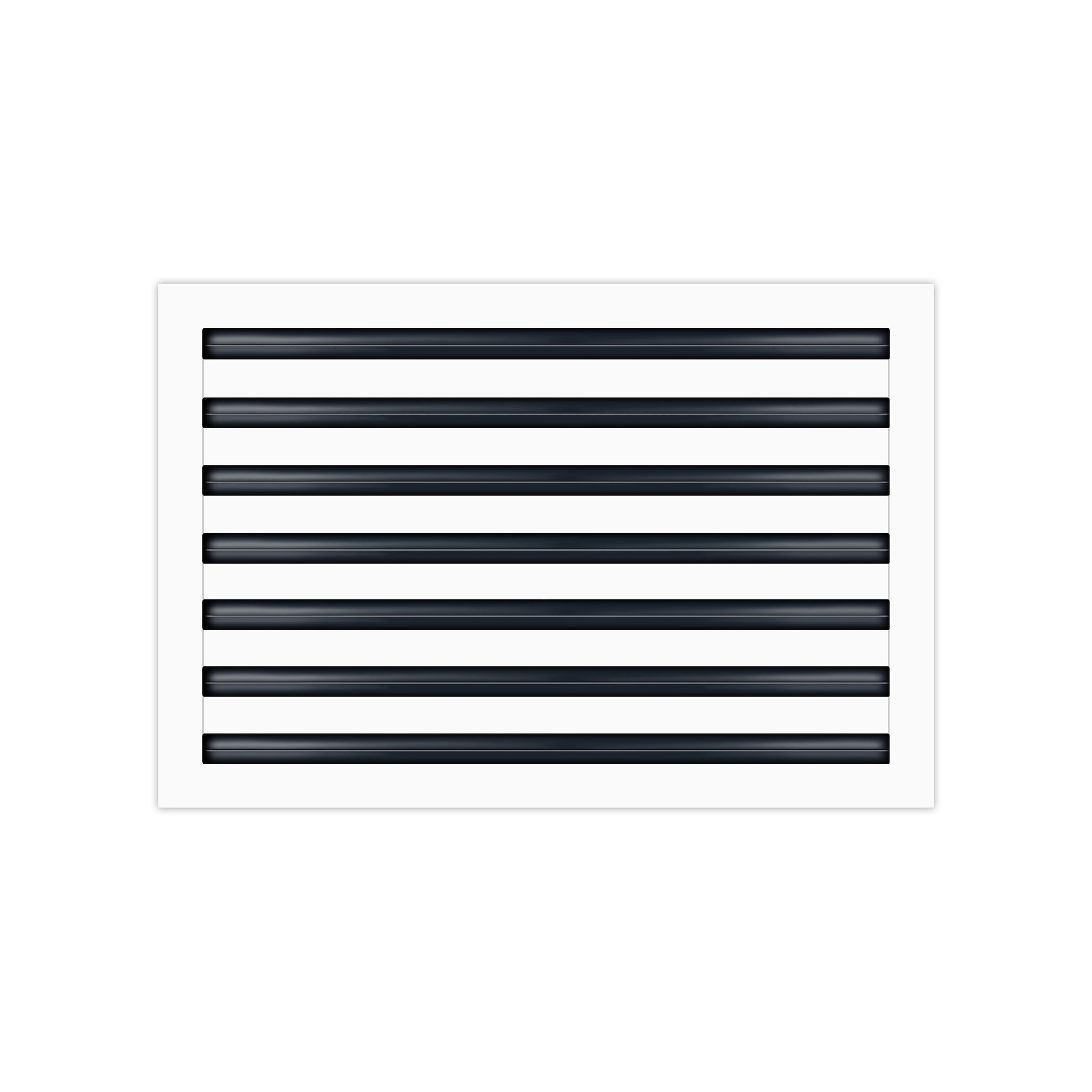 BUILDMART - 24x14 White Modern AC Vent Cover - Decorative Air Vent - Standard Linear Slot Diffuser - Register Grille for Ceiling, Walls & Floors - Texas Buildmart