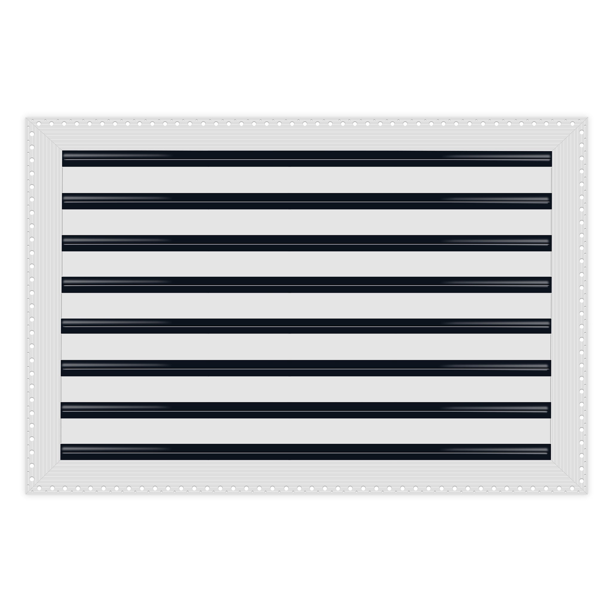 BUILDMART - 24x16 MUD-IN Air Vent Cover - Drywall MUD IN White Air Vent - MUD Linear Slot Diffuser - Register Grille for Ceiling and Walls - Texas Buildmart