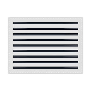 BUILDMART - 24x18 MUD-IN Air Vent Cover - Drywall MUD IN White Air Vent - MUD Linear Slot Diffuser - Register Grille for Ceiling and Walls - Texas Buildmart