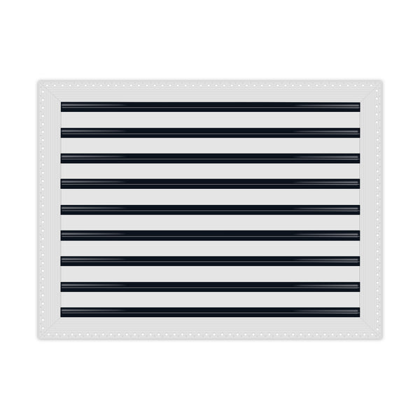 BUILDMART - 24x18 MUD-IN Air Vent Cover - Drywall MUD IN White Air Vent - MUD Linear Slot Diffuser - Register Grille for Ceiling and Walls - Texas Buildmart