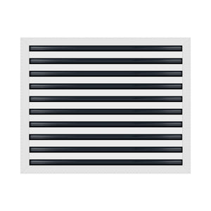 BUILDMART - 25x20 MUD-IN Air Vent Cover - Drywall MUD IN White Air Vent - MUD Linear Slot Diffuser - Register Grille for Ceiling and Walls - Texas Buildmart
