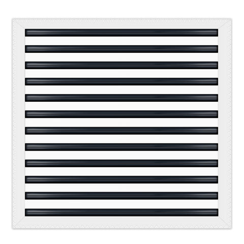 BUILDMART - 25x24 MUD-IN Air Vent Cover - Drywall MUD IN White Air Vent - MUD Linear Slot Diffuser - Register Grille for Ceiling and Walls - Texas Buildmart