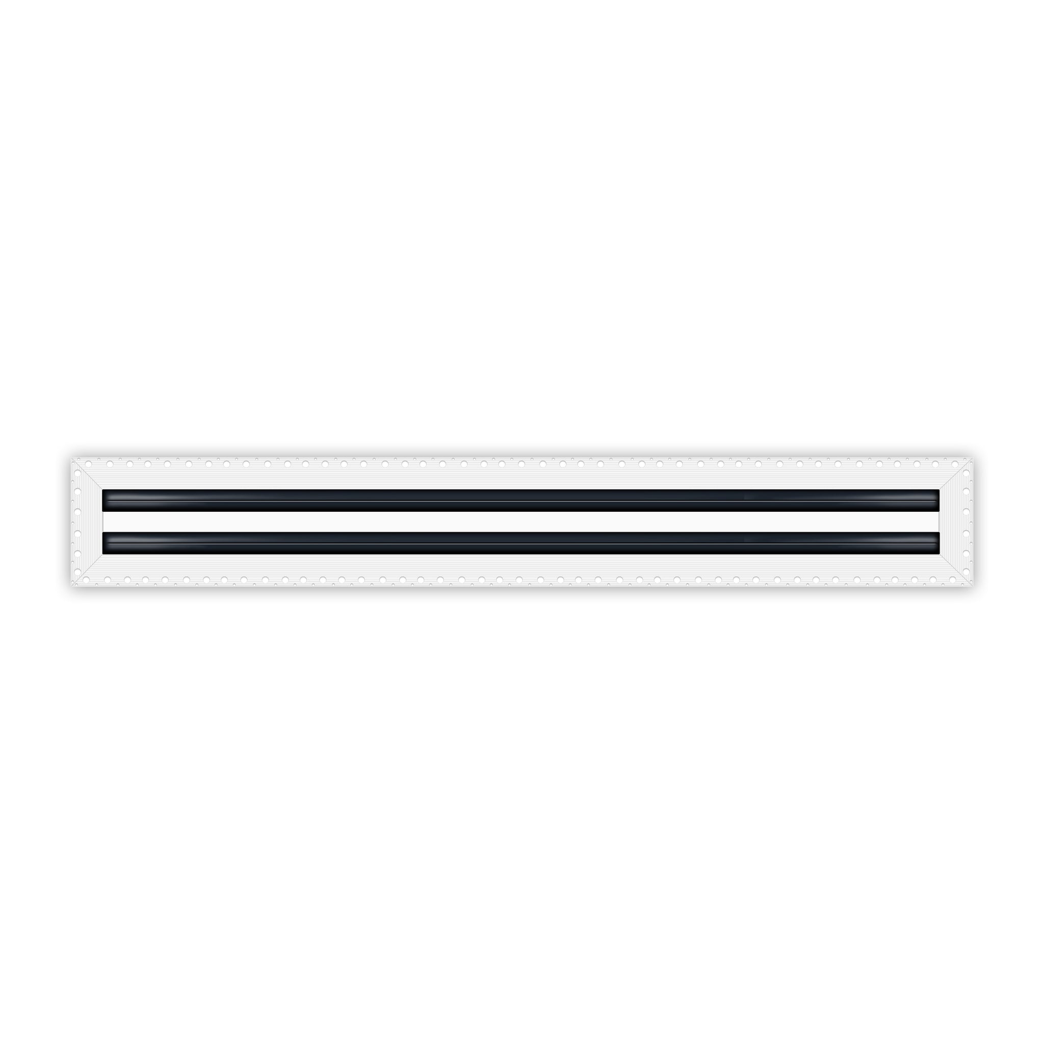 BUILDMART - 28x4 MUD-IN Air Vent Cover - Drywall MUD IN White Air Vent - MUD Linear Slot Diffuser - Register Grille for Ceiling and Walls - Texas Buildmart