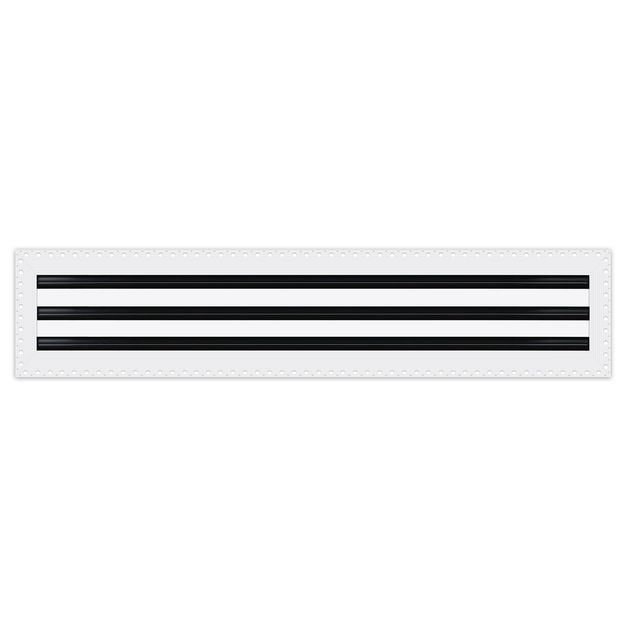 BUILDMART - 28x6 MUD-IN Air Vent Cover - Drywall MUD IN White Air Vent - MUD Linear Slot Diffuser - Register Grille for Ceiling and Walls - Texas Buildmart