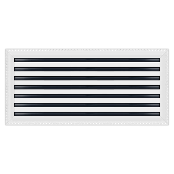 BUILDMART - 30x14 MUD-IN Air Vent Cover - Drywall MUD IN White Air Vent - MUD Linear Slot Diffuser - Register Grille for Ceiling and Walls - Texas Buildmart