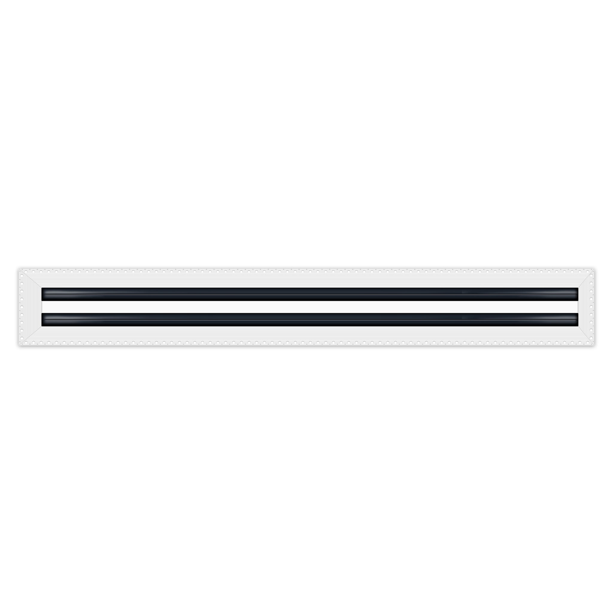 BUILDMART - 30x4 MUD-IN Air Vent Cover - Drywall MUD IN White Air Vent - MUD Linear Slot Diffuser - Register Grille for Ceiling and Walls - Texas Buildmart