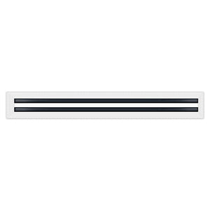 BUILDMART - 30x4 MUD-IN Air Vent Cover - Drywall MUD IN White Air Vent - MUD Linear Slot Diffuser - Register Grille for Ceiling and Walls - Texas Buildmart