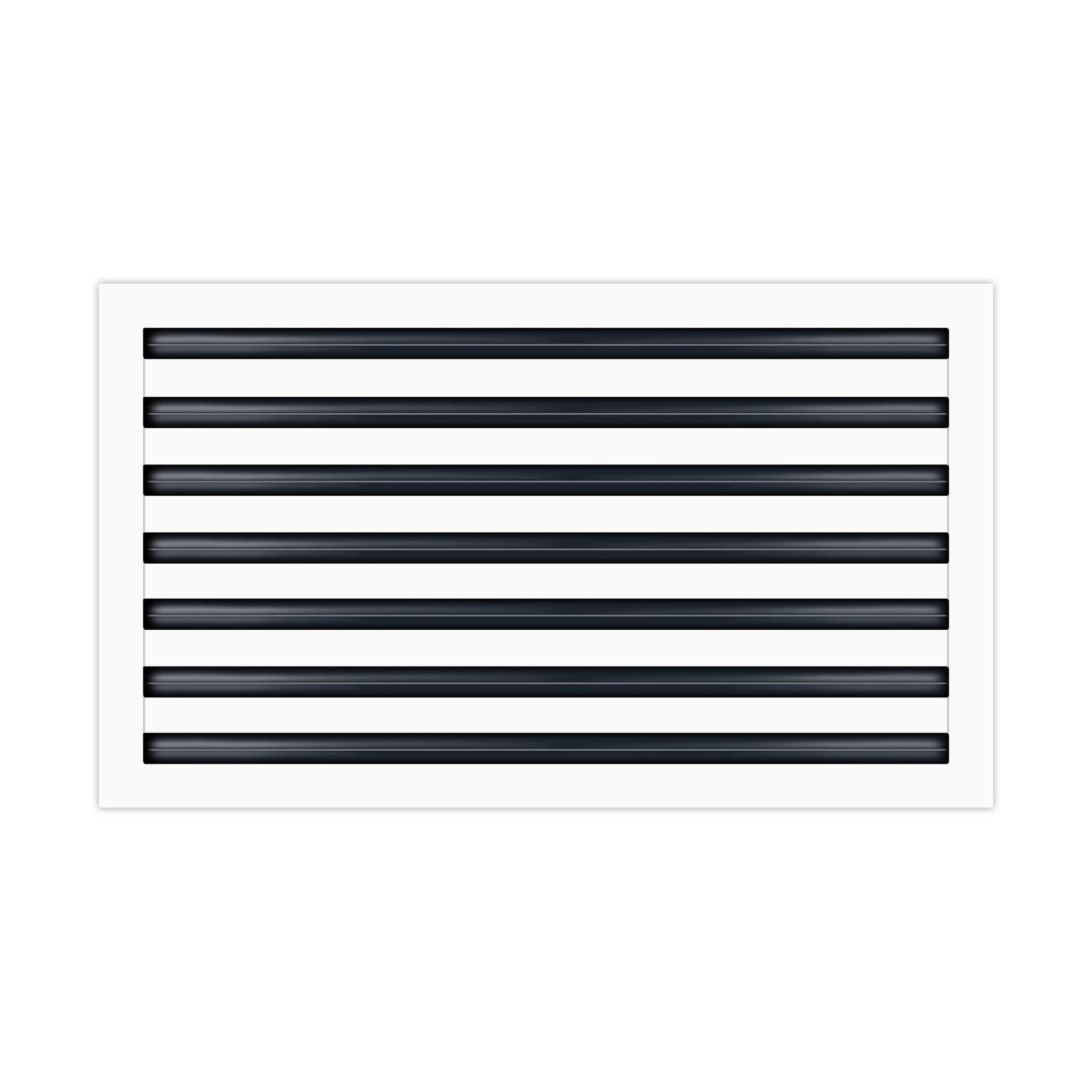 BUILDMART - 30x14 White Modern AC Vent Cover - Decorative Air Vent - Standard Linear Slot Diffuser - Register Grille for Ceiling, Walls & Floors - Texas Buildmart